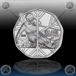 5 EVRO AVSTRIJA 2005 "100 let smučanja" 5 EVRO AVSTRIJA 2005 "100 let smučanja"